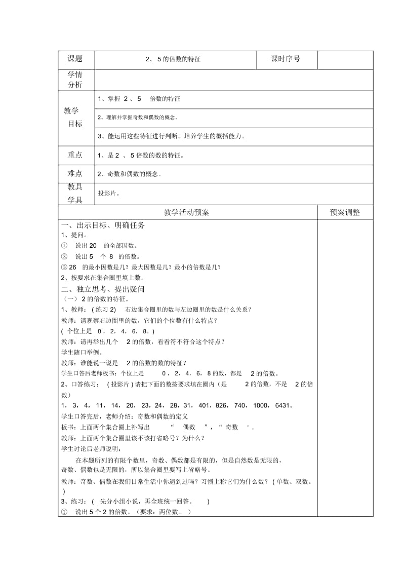 人教版数学五年级下册5的倍数的特征.docx_第1页