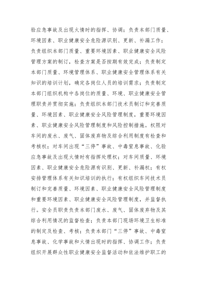 职业健康安全环境管理组织机构与职责.docx_第2页