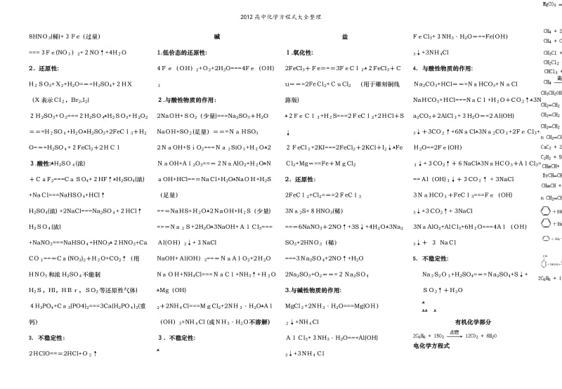 2012高中化学方程式大全整理.doc_第3页