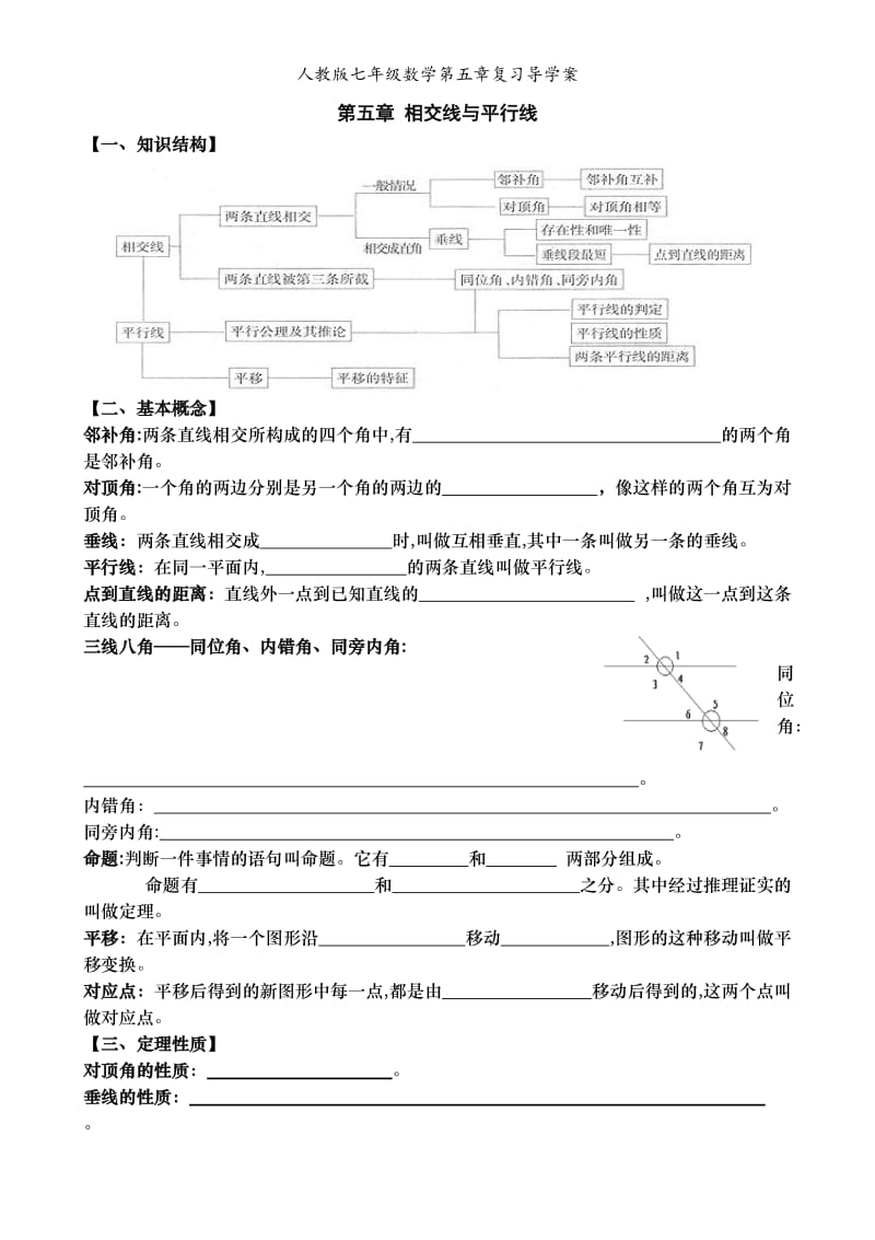 人教版七年级数学第五章复习导学案.doc_第1页