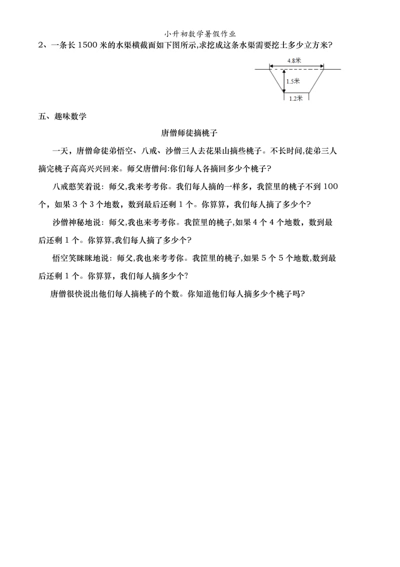 小升初数学暑假作业.doc_第2页