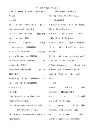 初一英语下册语法知识总汇.doc