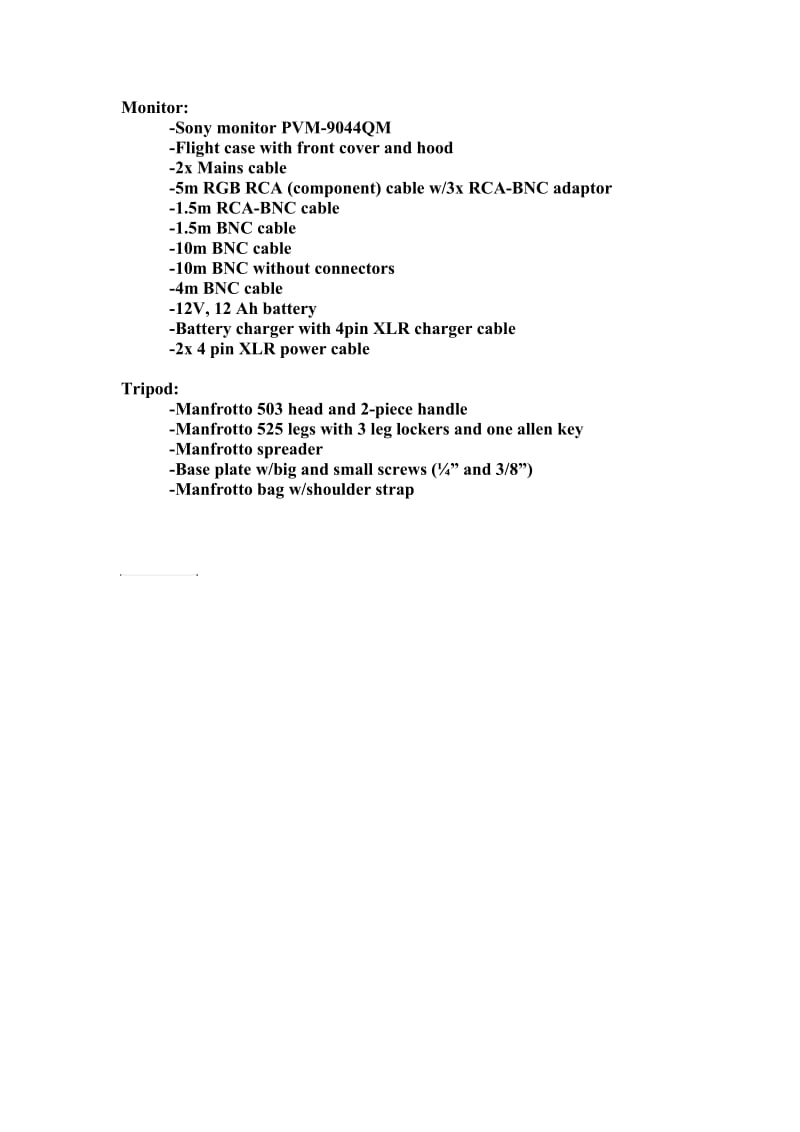 Itinerary for JVC GY-HD101E kit.doc_第2页