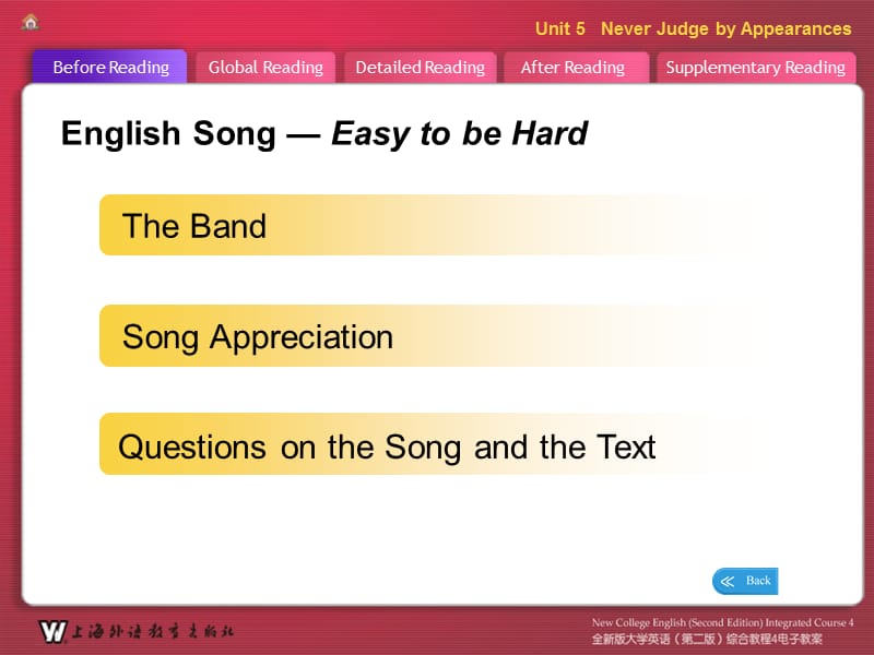 全新版大学英语_第二版_综合教程4_Unit5_电子教案.ppt_第2页