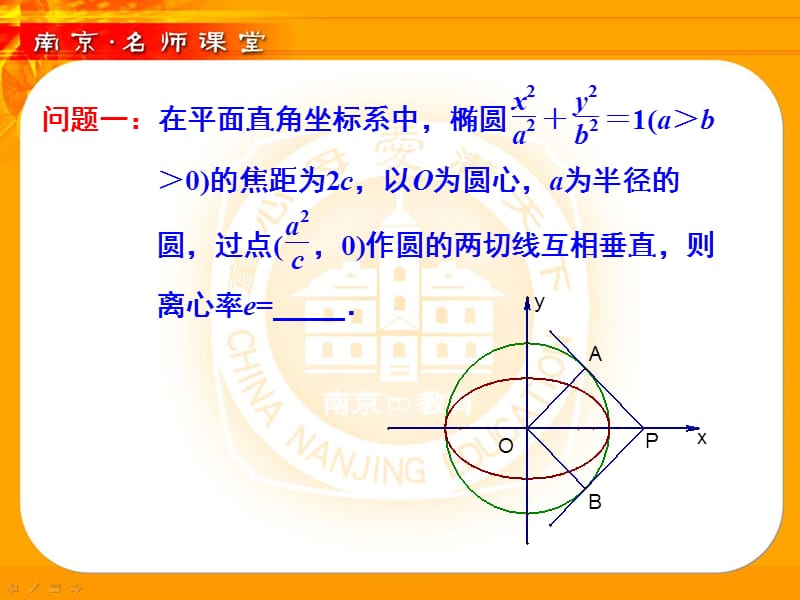 3、如何研究圆锥曲线离心率的问题.ppt_第2页