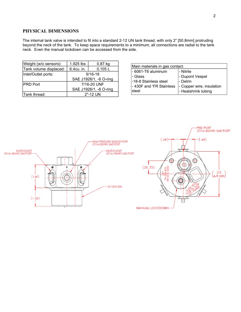 氢气瓶高压阀门TV-2XX-seriestankvalvemanual.doc_第3页