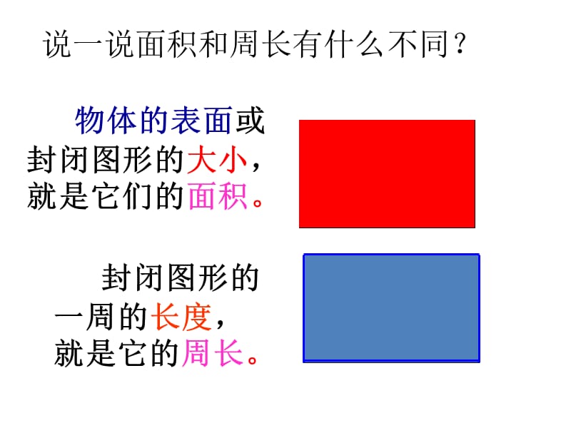 人教新课标数学三年级下册《面积整理与复习》PPT课件;.ppt_第3页