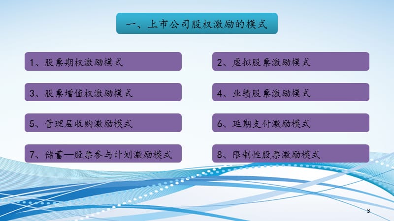 上市与非上市公司股权激励模式的利弊.ppt_第3页