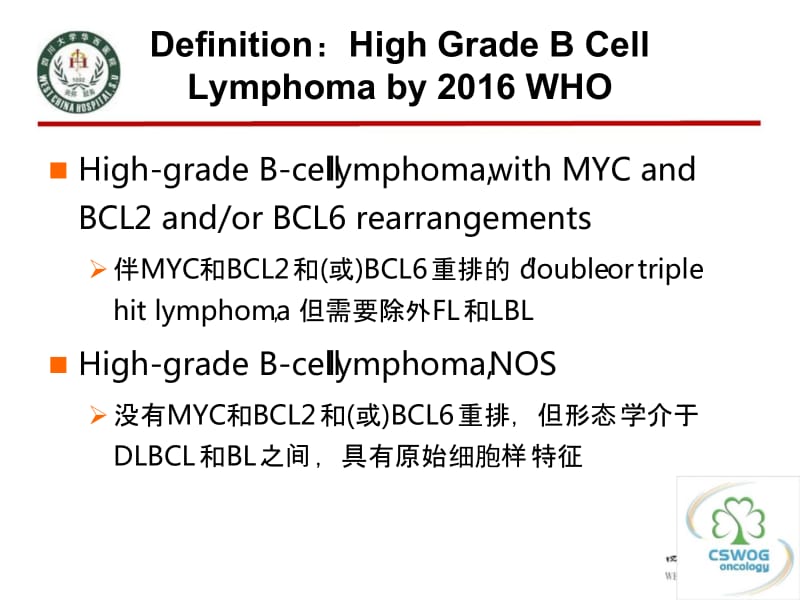 高级别B细胞淋巴瘤;.pptx_第2页