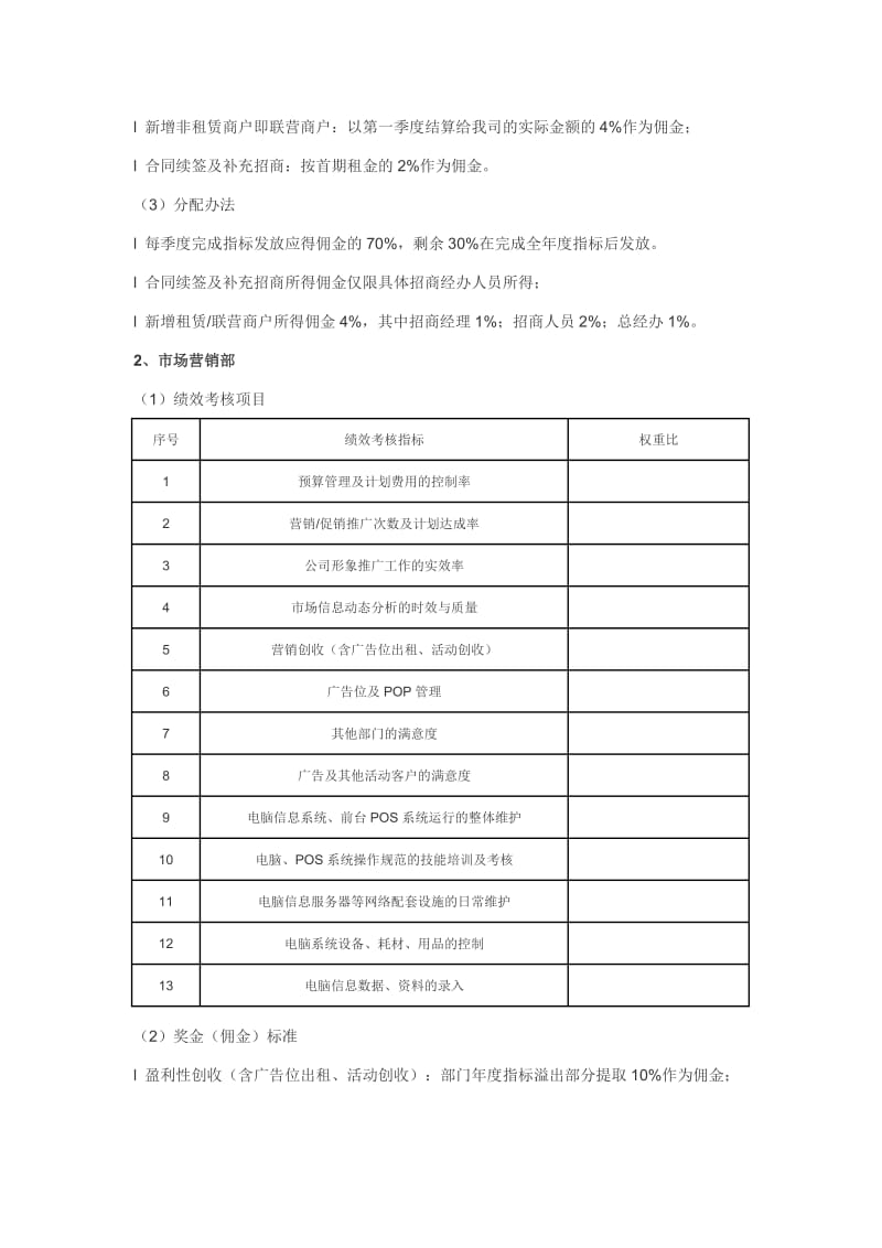 商业地产招商部的绩效考评.doc_第2页