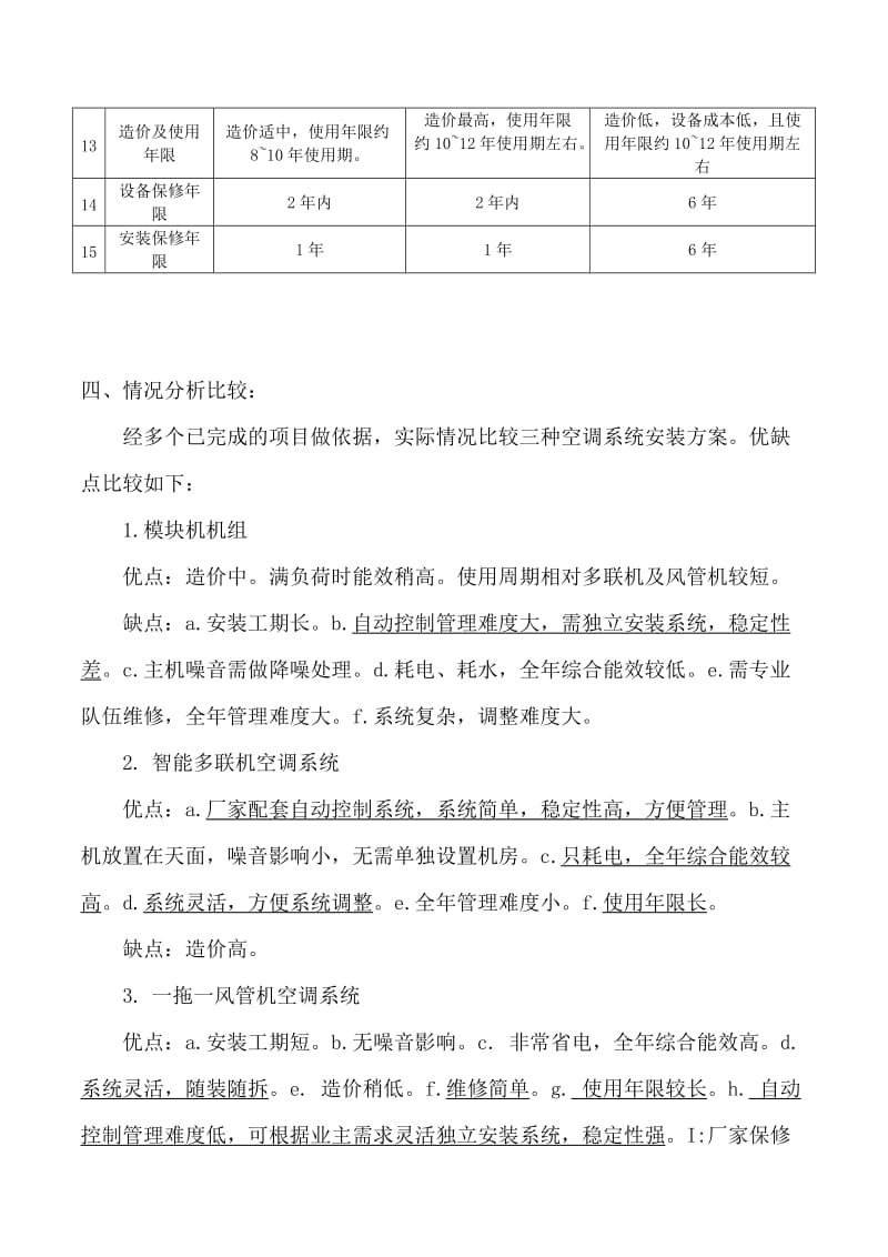 酒店风冷模块机组、多联机、风管机空调对比分析.doc_第3页