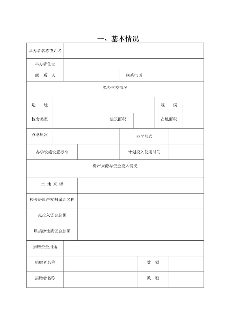 云阳县民办学校筹设申请表.doc_第3页