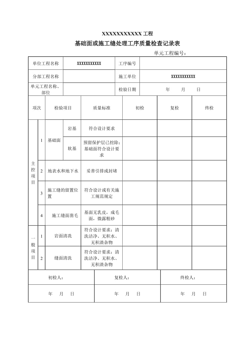 混凝土三检制最全.doc_第1页