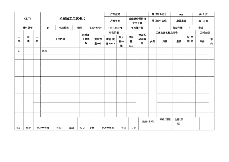 机械加工工艺卡;.docx_第2页