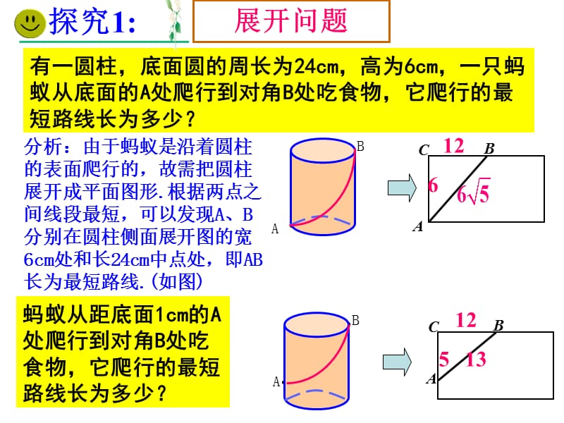 勾股定理的应用(最短路径问题);.ppt_第2页