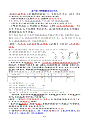 第六章力和机械必备知识点.doc