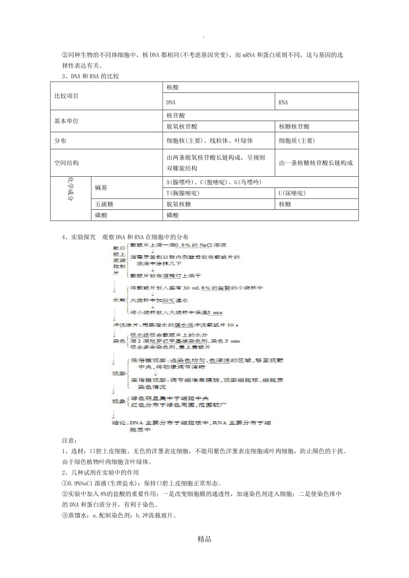 高中生物必修一——糖、脂肪和蛋白质.doc_第3页