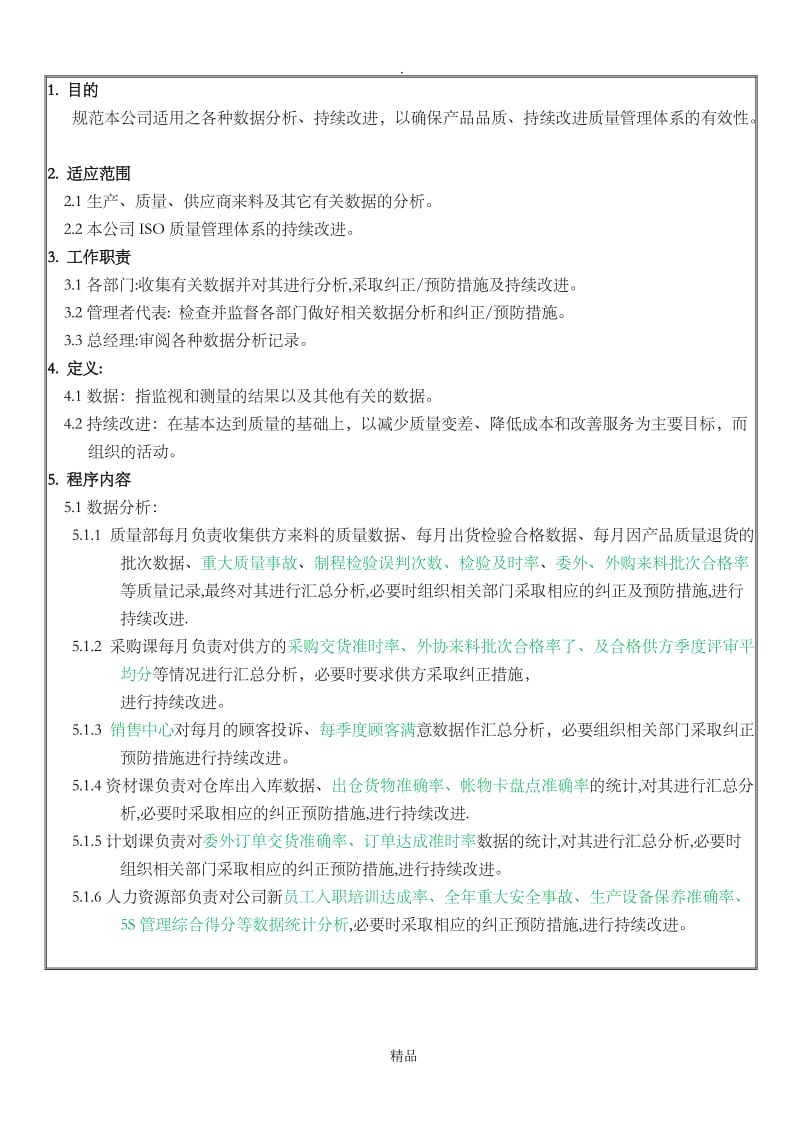 数据分析与持续改进管理程序.doc_第2页