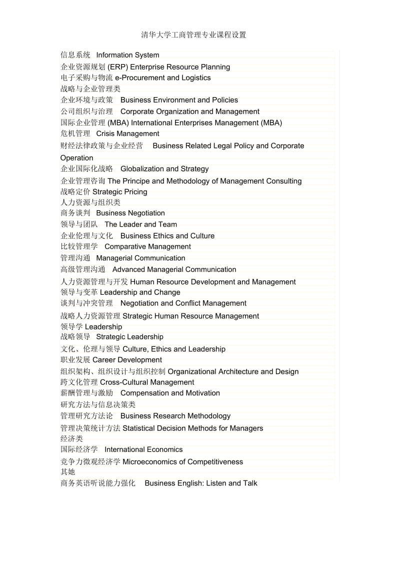 清华大学工商管理专业课程设置.docx_第3页