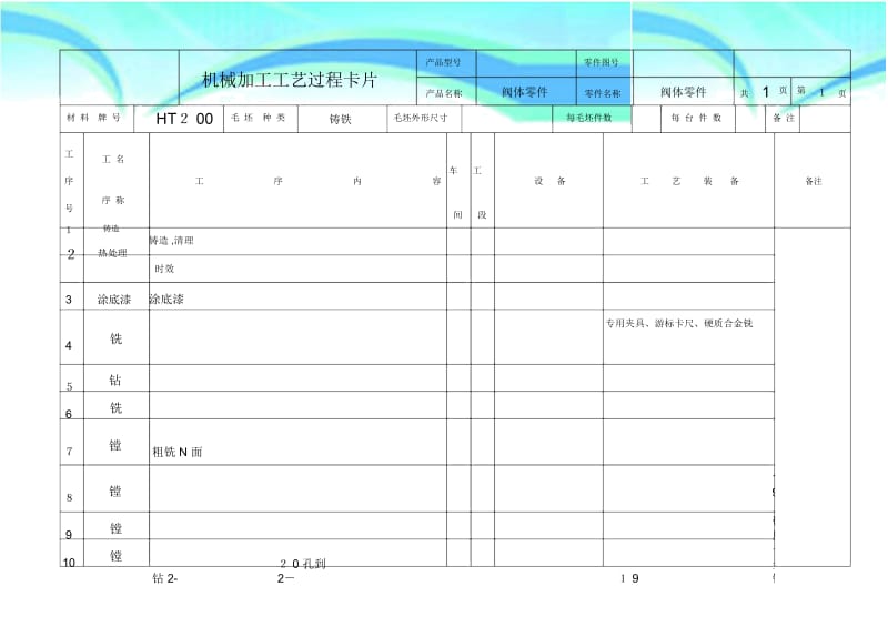 机械加工工艺过程卡片 (2).docx_第3页