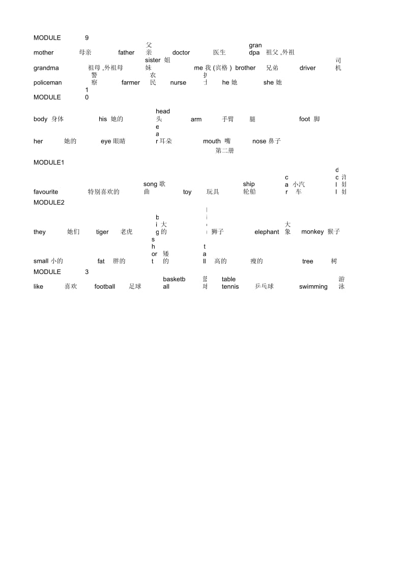 外研版小学英语单词总表.docx_第2页