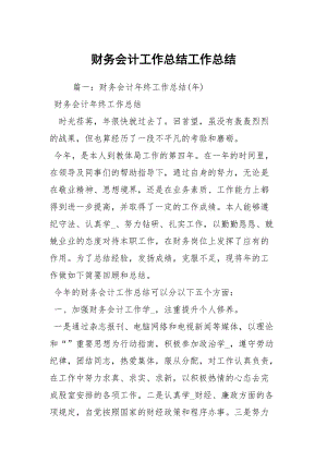 财务会计工作总结工作总结_1.docx