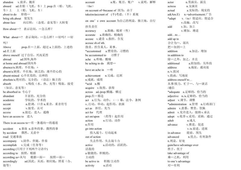 2020最新学位英语单词大全.doc_第1页