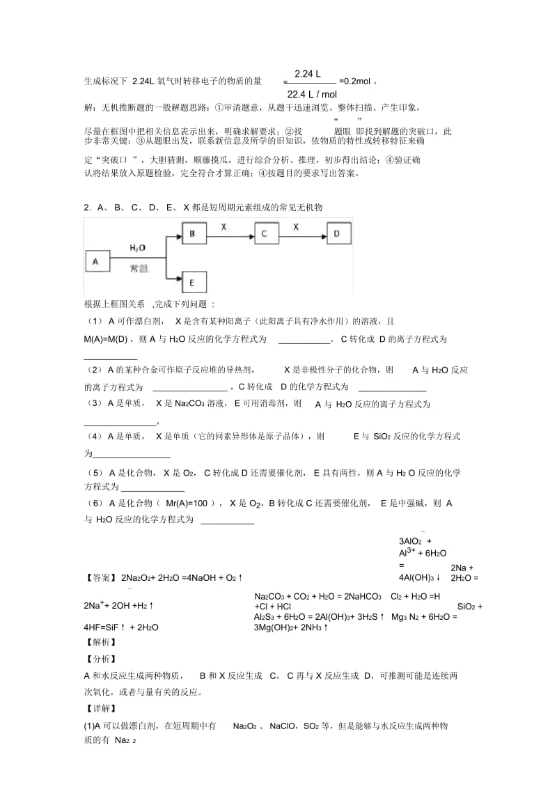 2020-2021高考化学备考之镁及其化合物压轴突破训练∶培优篇及答案解析.docx_第3页