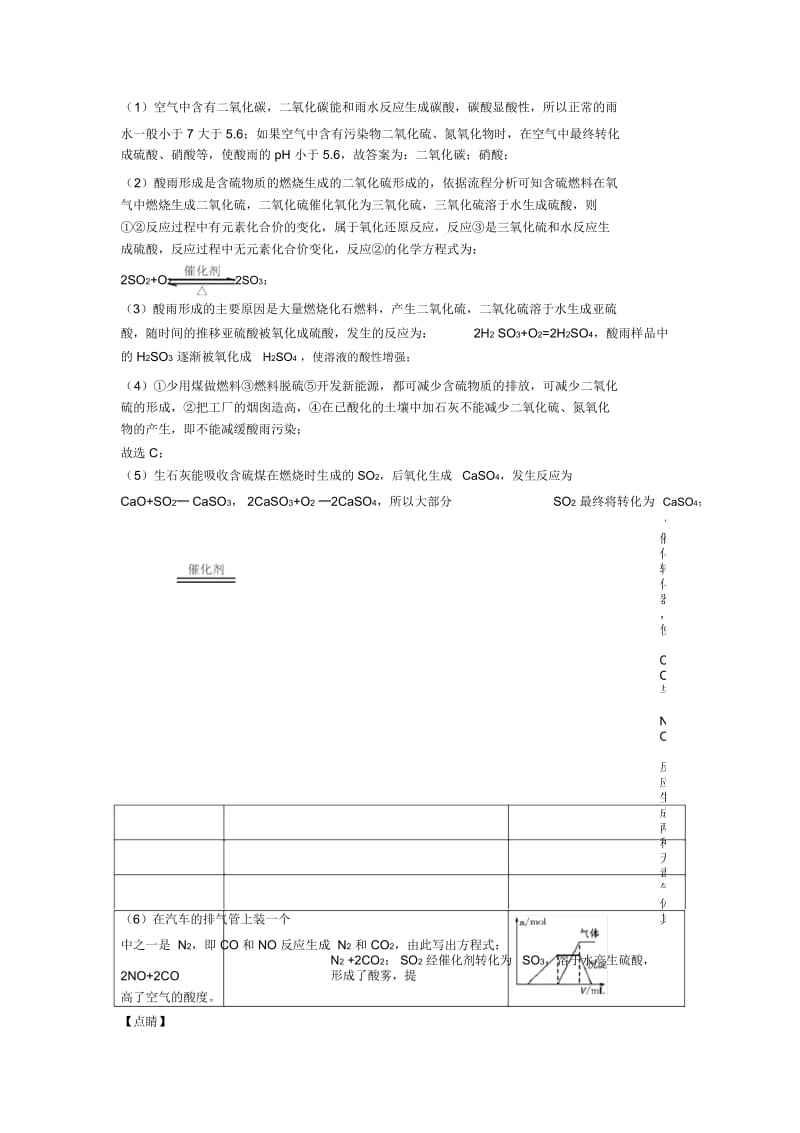 2020-2021化学硫及其化合物的专项培优练习题附答案.docx_第3页