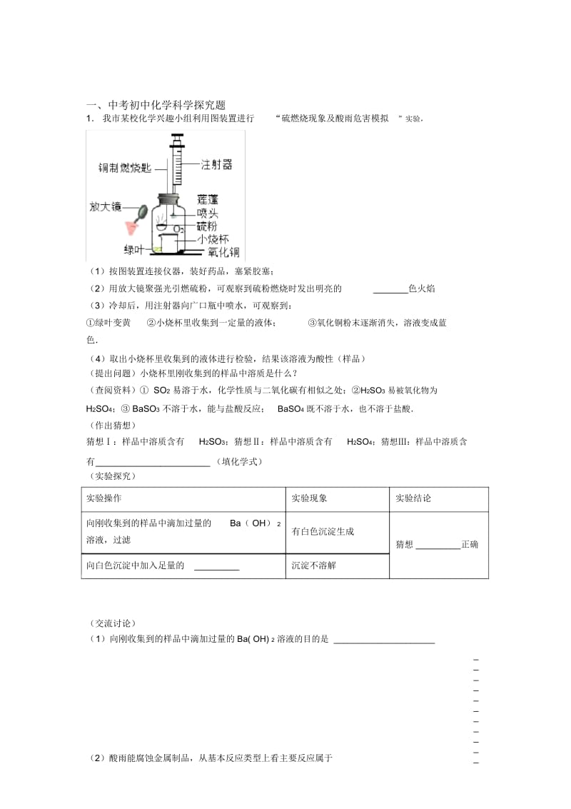 备战中考化学探究题综合经典题含答案.docx_第1页