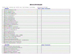 模具供应商审核检查表-后续更改.xls