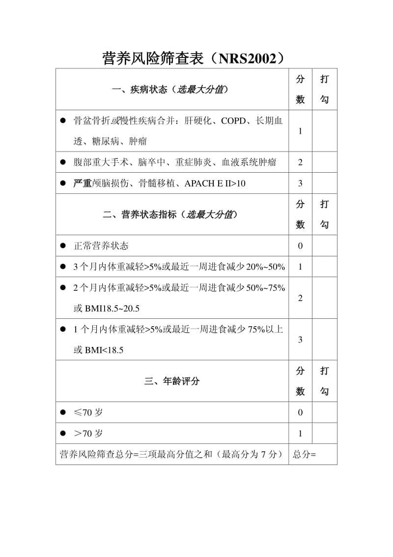 营养风险筛查表(NRS2002).pdf_第1页