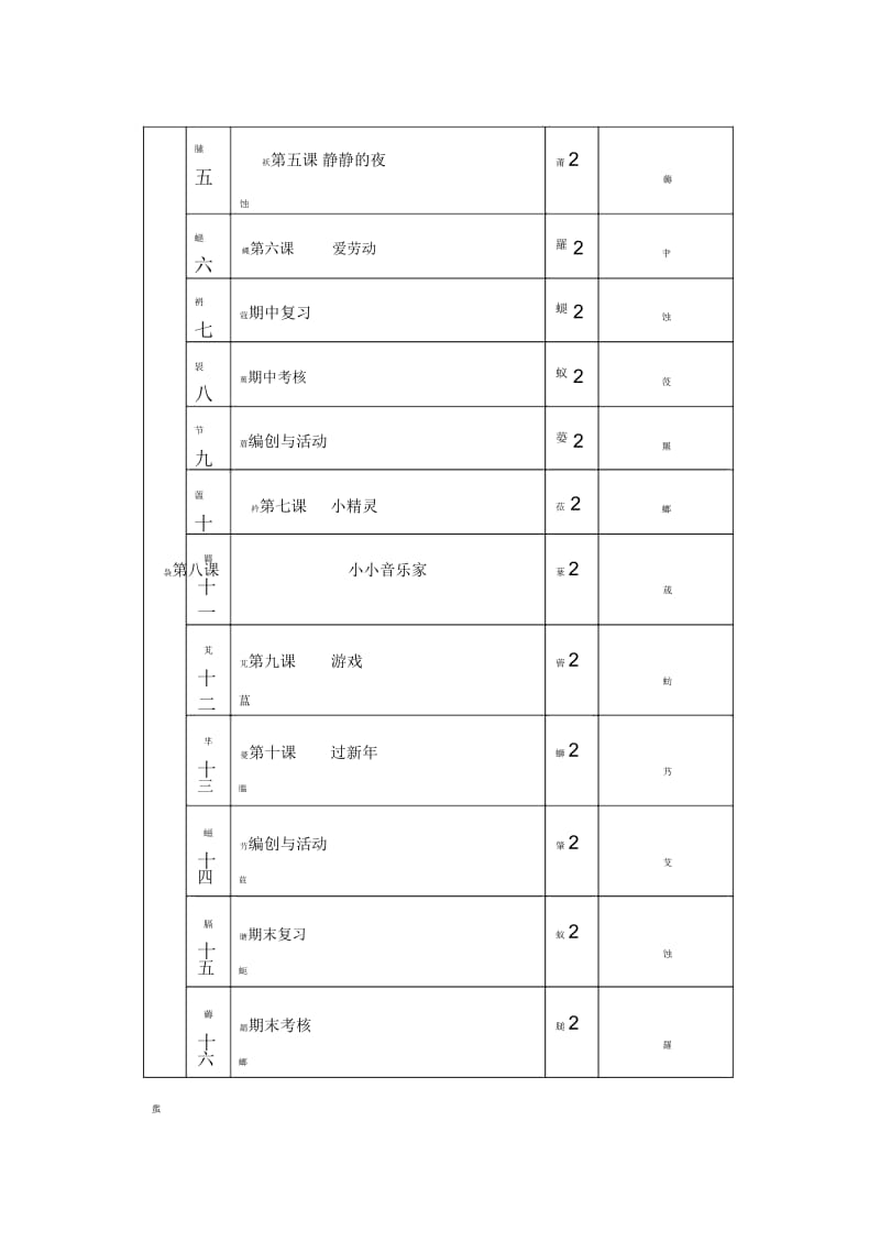 音乐教案第1册(新人音版).docx_第3页