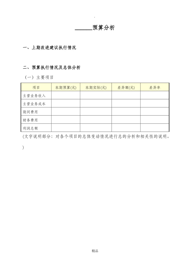 预算分析报告模板.doc_第2页