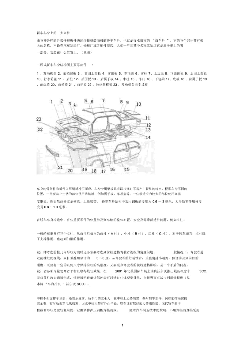 汽车车身设计之初级.docx_第1页