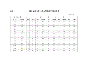 事业单位工资表.docx