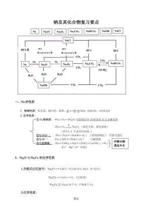 钠及其化合物 知识点.doc