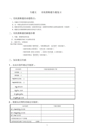 (有机复习资料)綦江实验中学.docx