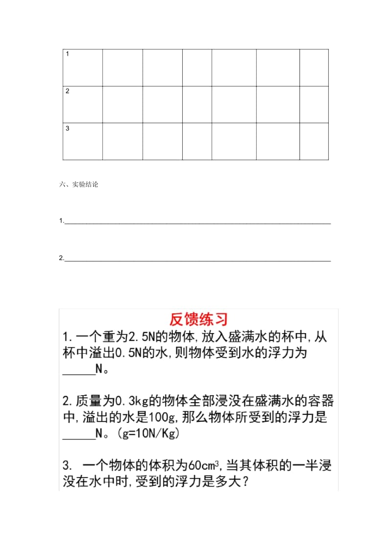 阿基米德原理实验报告.docx_第2页