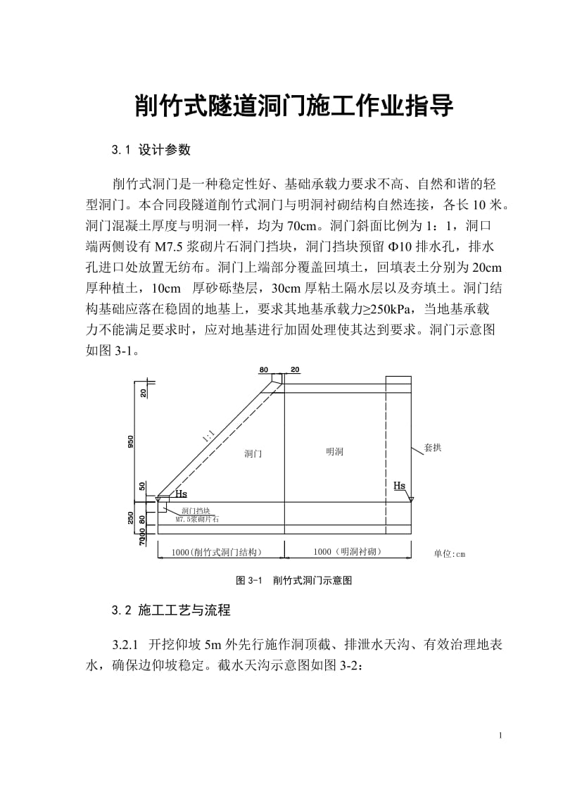 削竹式隧道洞门施工作业指导.doc_第1页