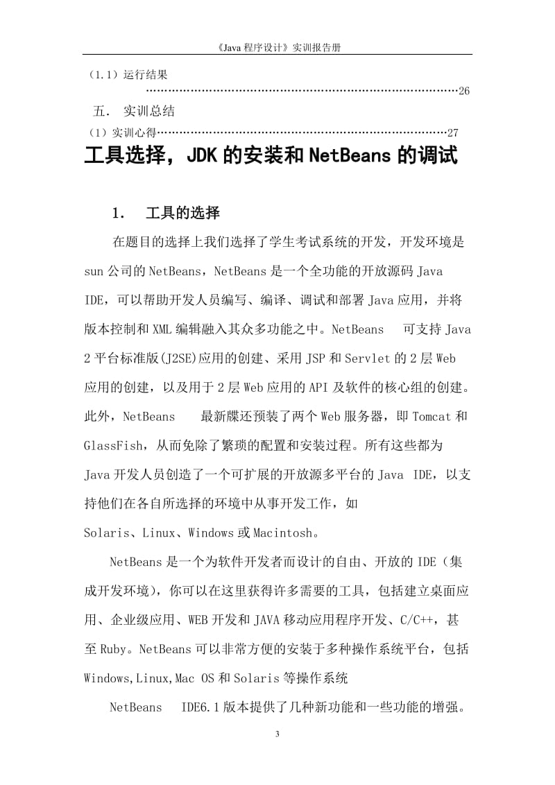 Java实训报告册 .doc_第3页