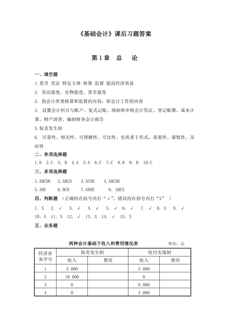 《基础会计》课后习题答案.doc_第1页