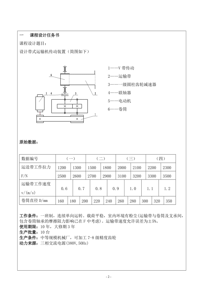 《机械设计》课程设计说明书-用于带式运输机的减速器设计.doc_第3页