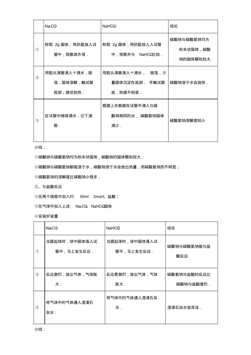 高中化学第三章非金属及其化合物重难点八Na2CO3和NaHCO3的鉴别、除杂与转化(含解析)新人教版.pdf_第3页