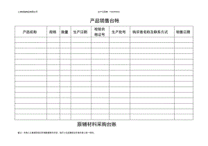 食品企业QS全套记录表格..pdf