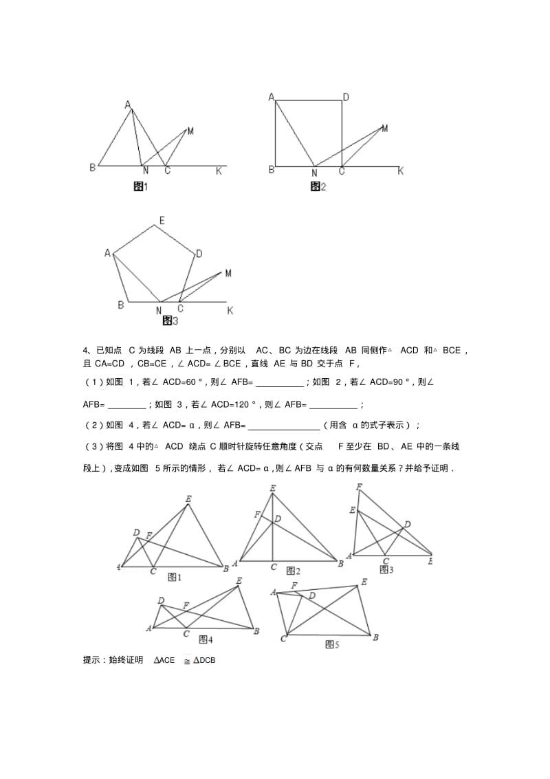 八年级数学上册压轴题专题练习.pdf_第2页