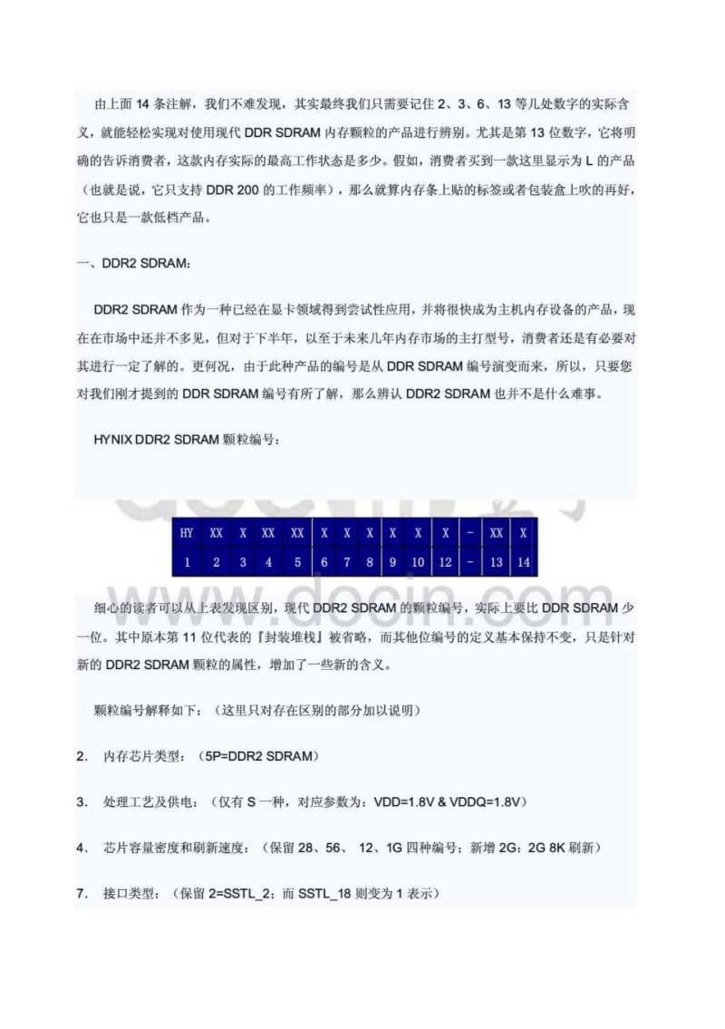 如何通过颗粒编号,识别当今现代HYNIX内存条规格.pdf_第3页