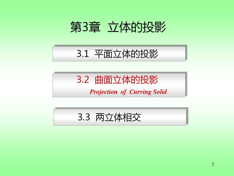 3-2-2曲面立体的投影-圆锥的投影及切割资料.pdf_第2页