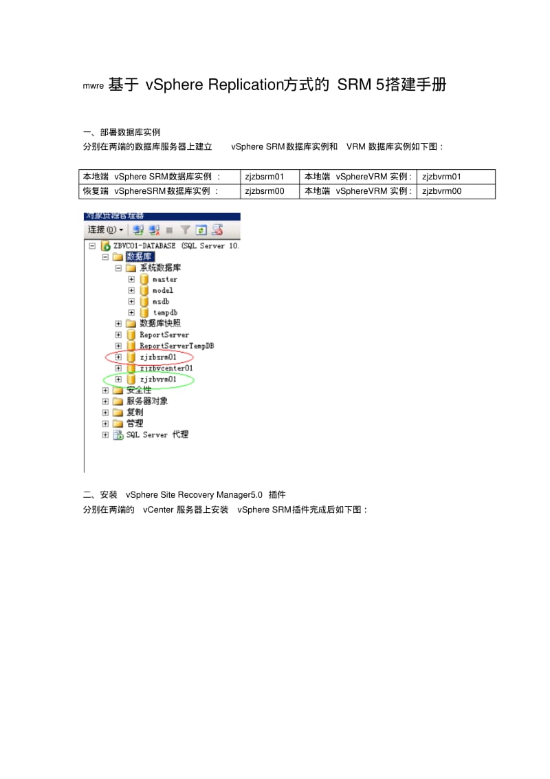 VMWARE用Replication方式的SRM实施容灾要点.pdf_第1页