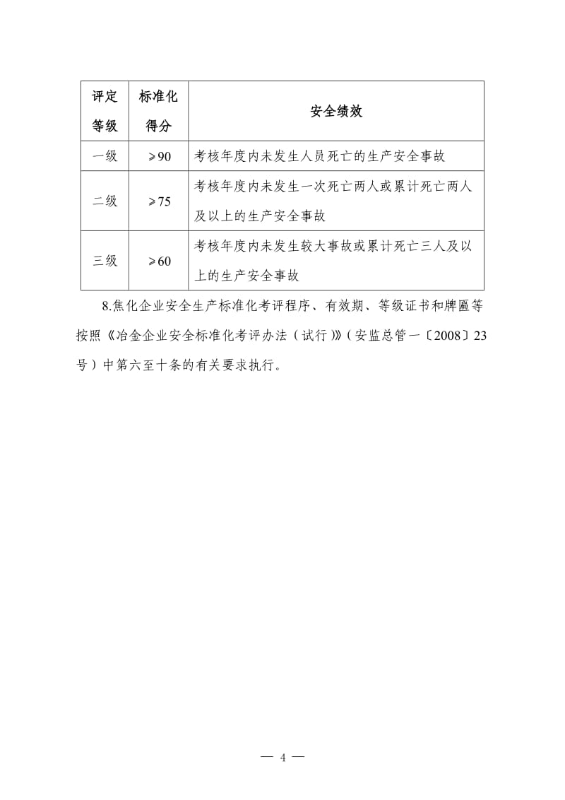 冶金企业安全生产标准化评定标准（焦化.doc_第2页